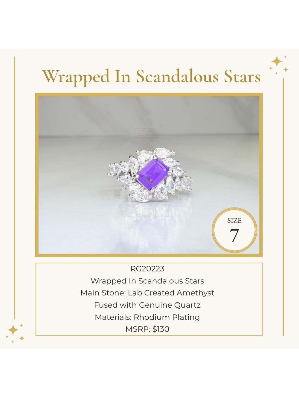 Wrapped In Scandalous Stars - Size 7 - OG